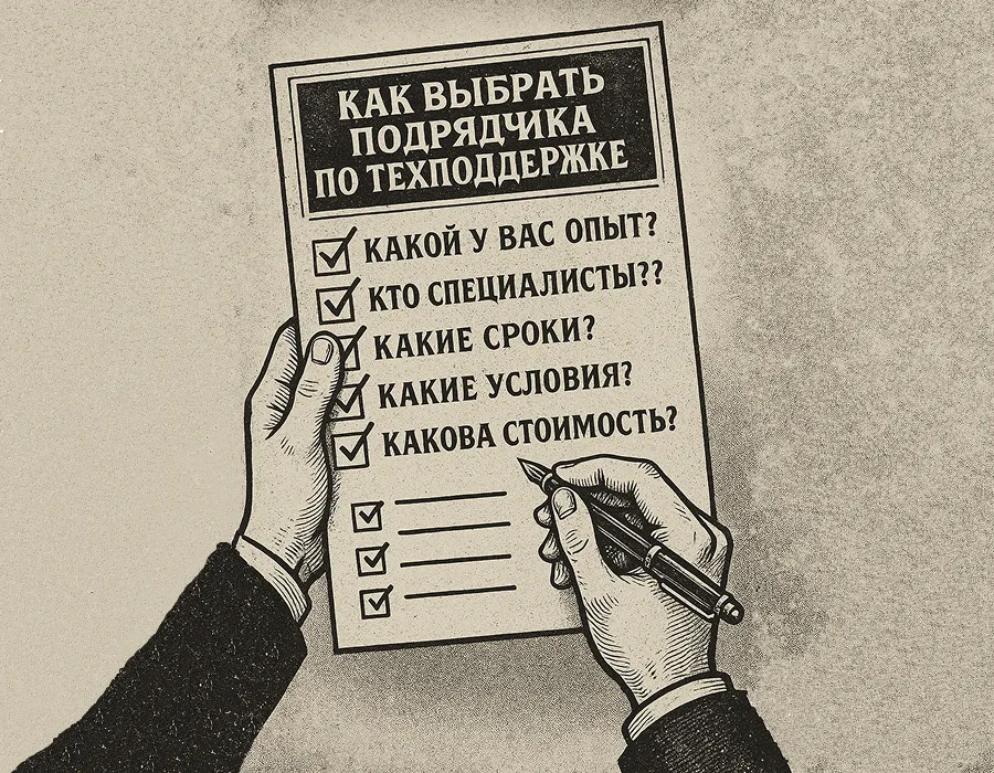 Как выбрать подрядчика по техподдержке