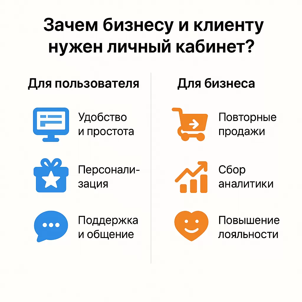 Зачем нужен личный кабинет на сайте?