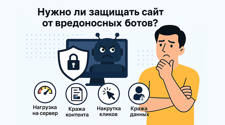 Нужно ли защищать сайт от вредоносных роботов?