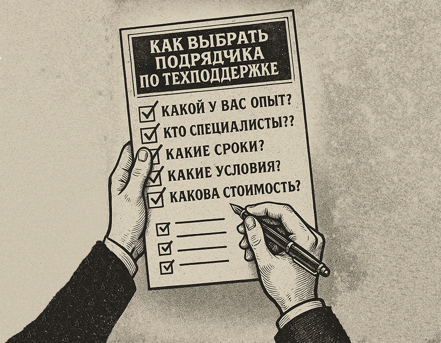 Как выбрать подрядчика по техподдержке