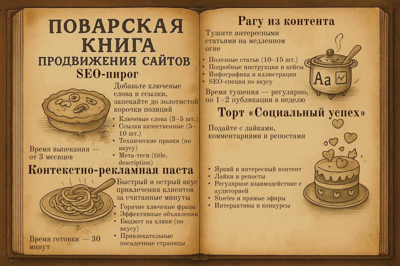 Из чего состоит раскрутка сайта