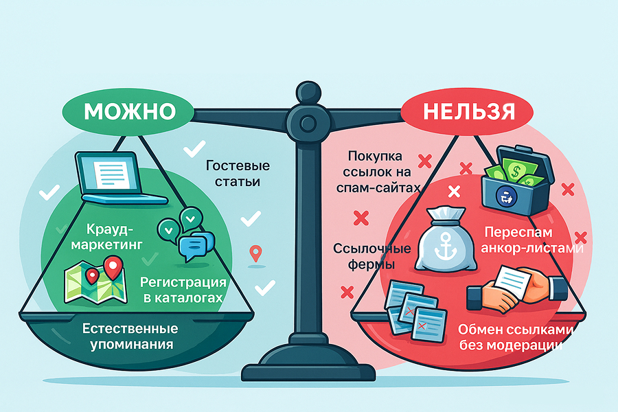 Правила ссылочного продвижения