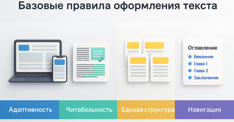 Базовые правила оформления текстов
