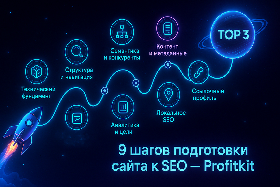 Шаги подготовки сайта к SEO